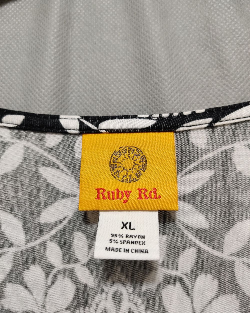 Ruby Rd Black For Women Top XL