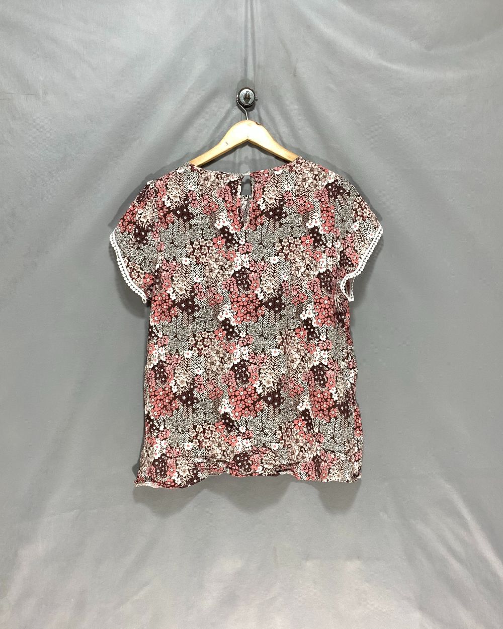 Angashion Pink For Women Crop Top XL