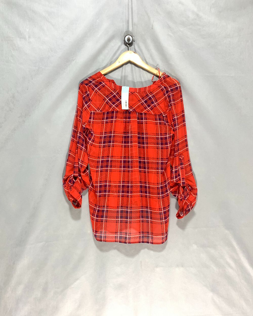 Skies Are Blue Red For Women Crop Top S