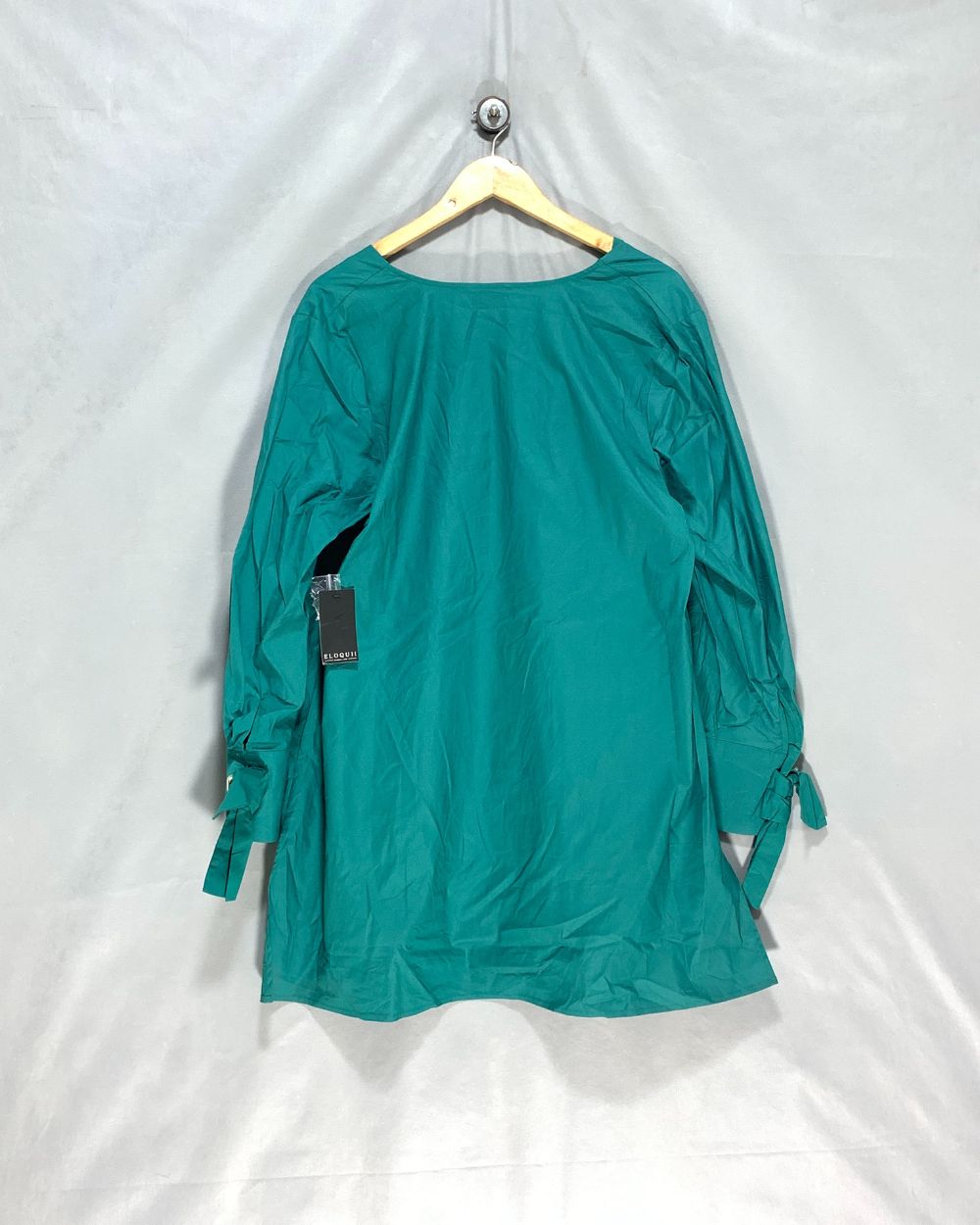 Eloquii Green For Women Top XL