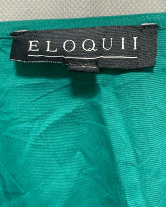 Eloquii Green For Women Top XL