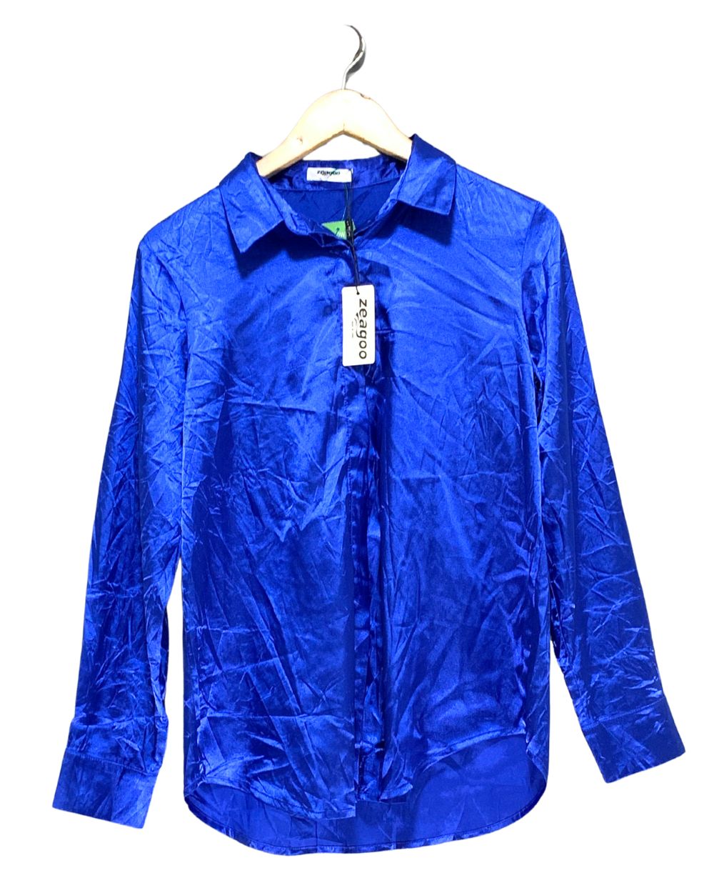 Zeagoo Blue For Women Top Shirt S