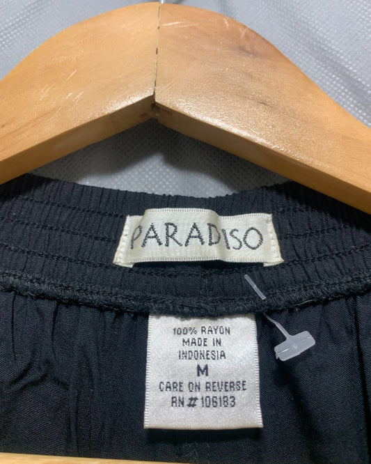 Paradiso Black Plazo For Women M