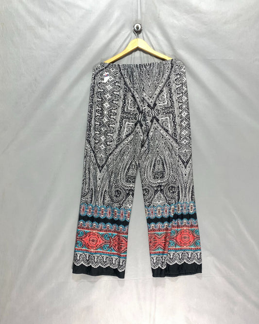 Thrift Queen Black Plazo For Women M