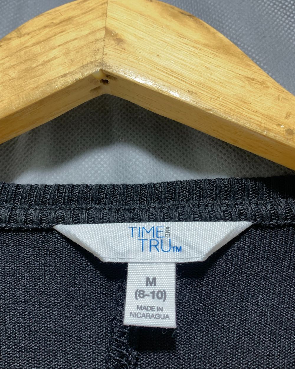 Time And Tru Black Sweatshirt For Women M