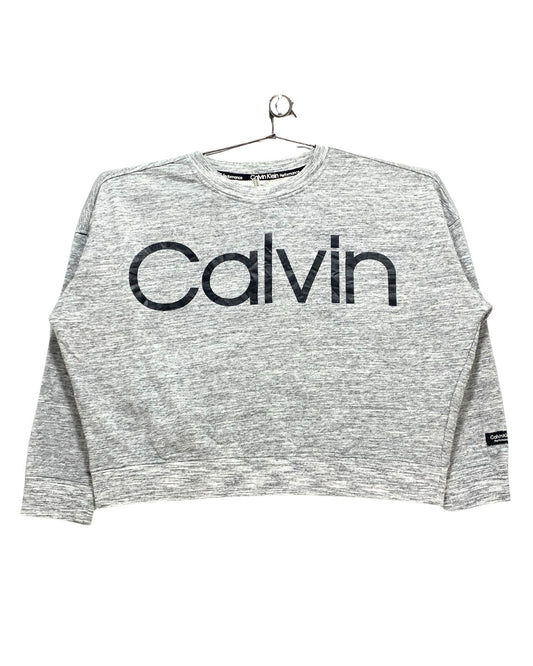 Calvin Klein Gray Sweatshirt For Women XXL
