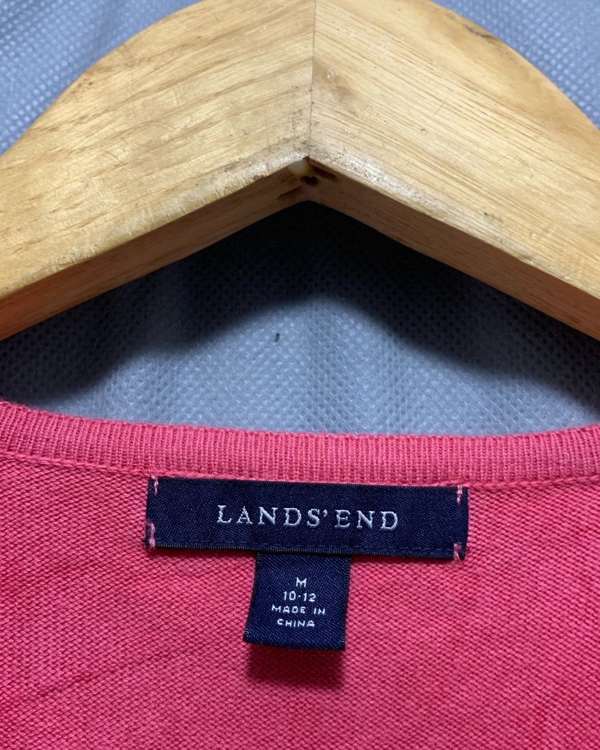Land's End Pink Sweater For Women M