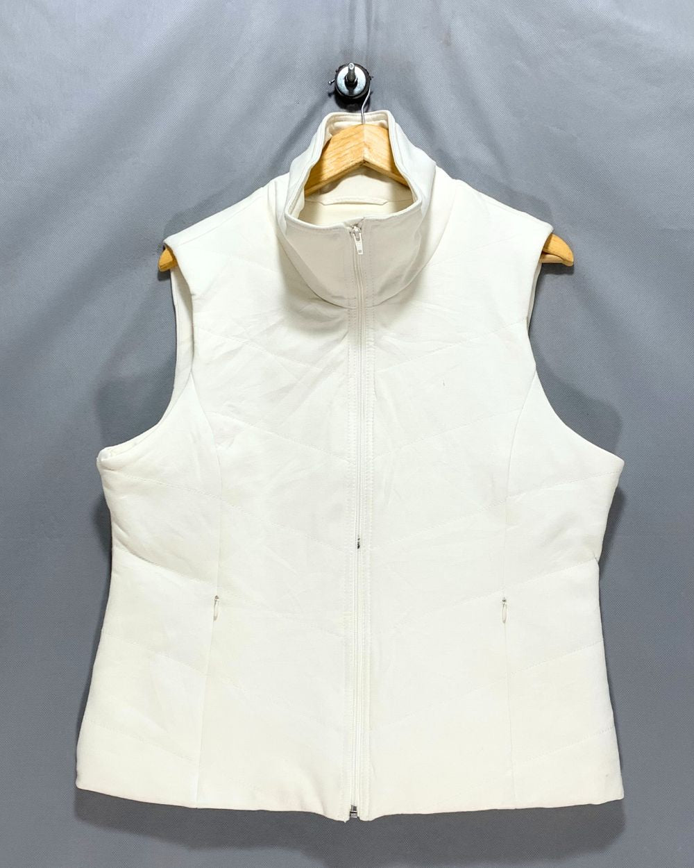 Coldwater Creek White Vest Jacket For Women L