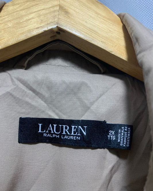 Ralph Lauren Cream Coat For Women XXL