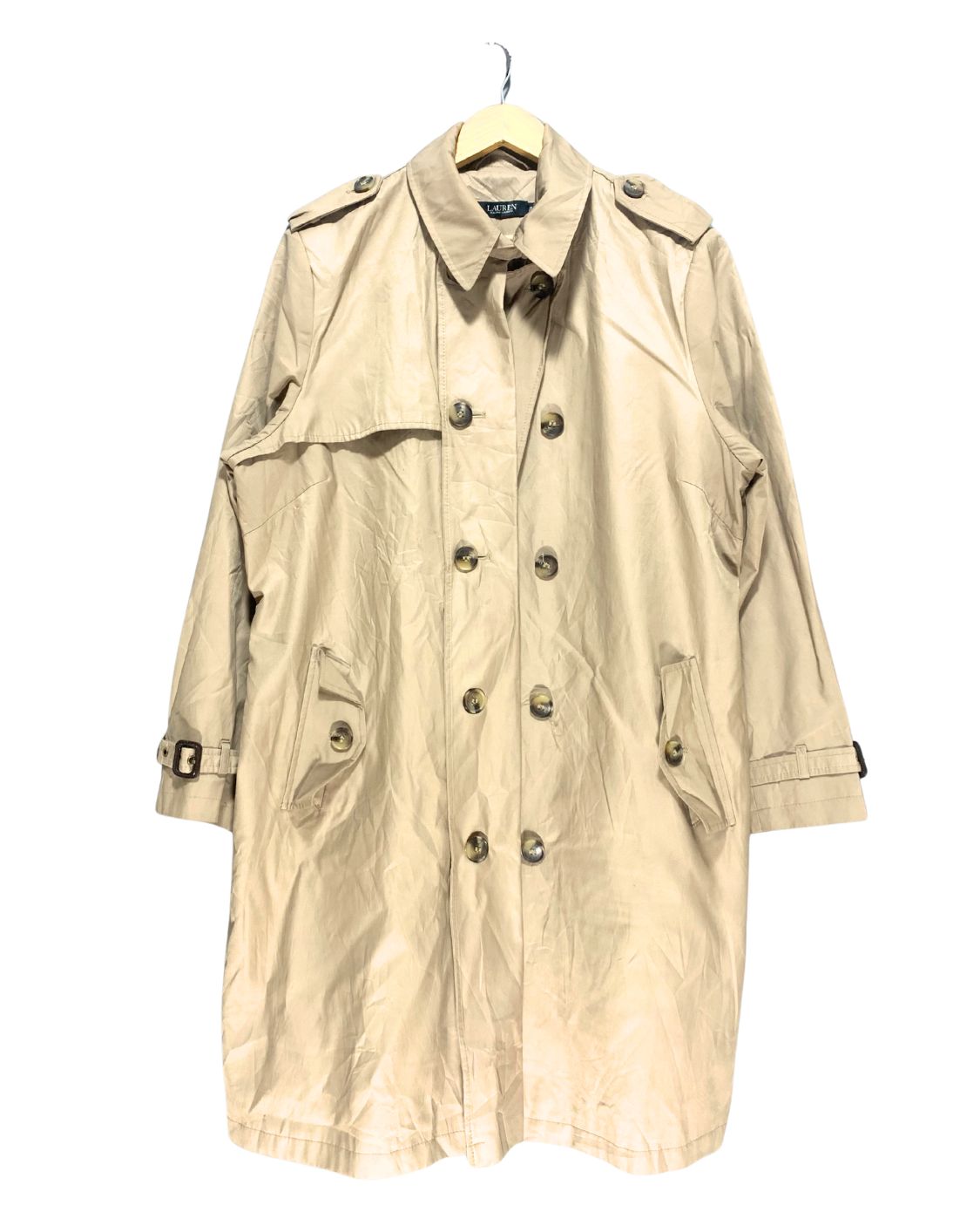 Ralph Lauren Cream Coat For Women XXL