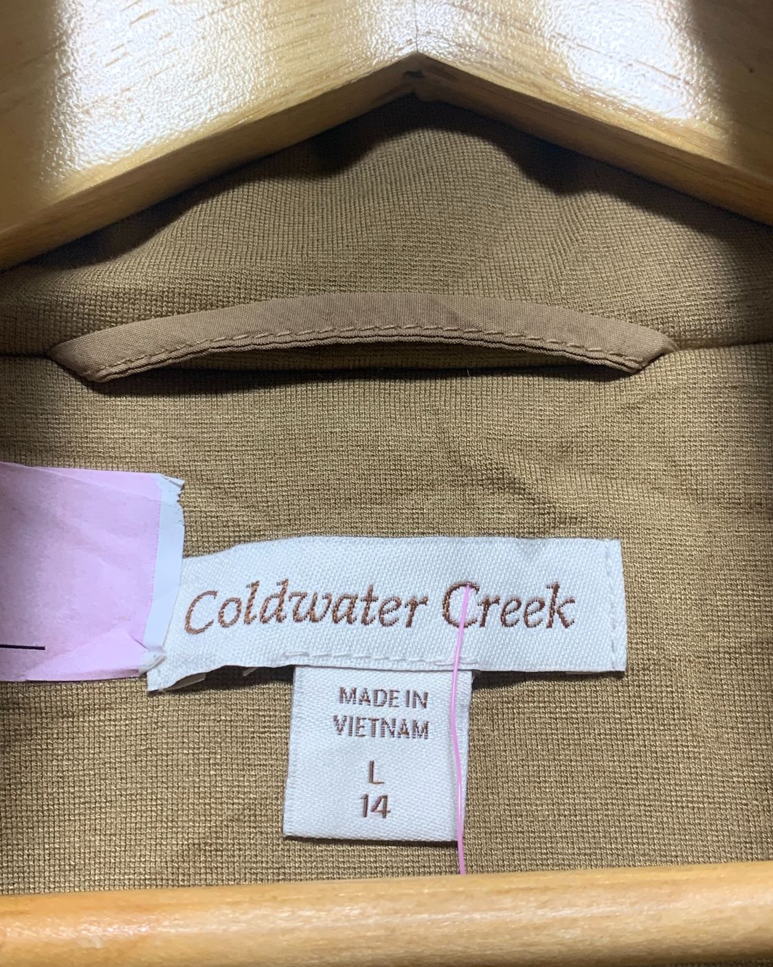 Coldwater Creek Brown Vest Jacket For Women L