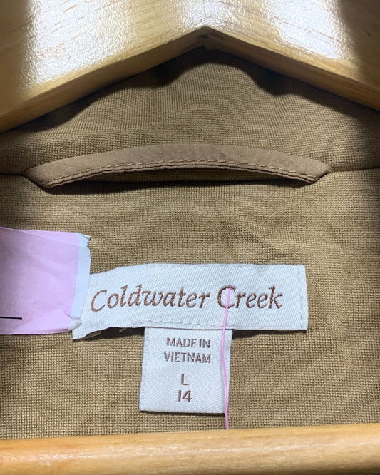 Coldwater Creek Brown Vest Jacket For Women L