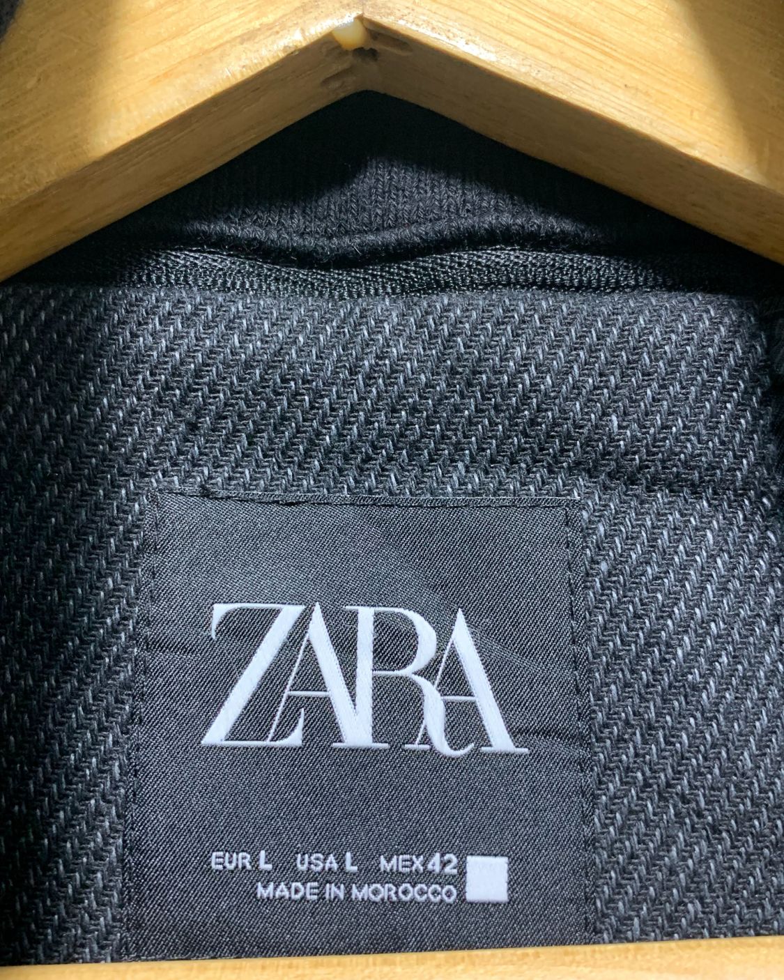 Zara Black Coat For Women L