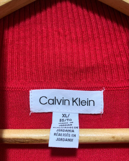 Calvin Klein Red Sweater For Women XL