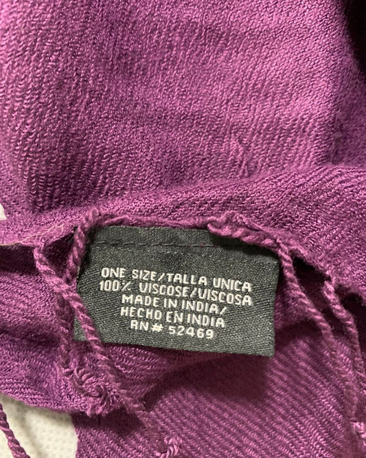 Thrift Queen Purple Cape Shawl For Women