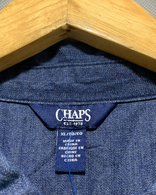 Chaps Blue Shirt For Women XL