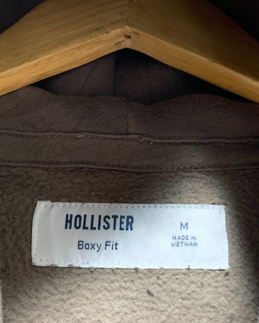 Hollister Brown Hoodie For Women M