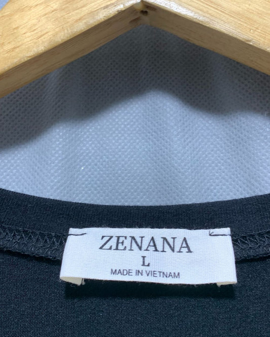 Zenana Black Sweatshirt For Women L