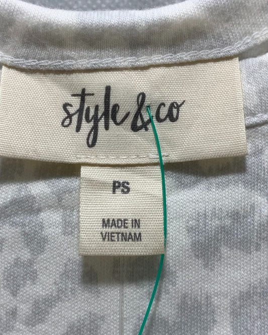 Style & Co White Cotton T Shirt For Women S