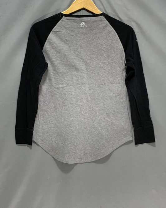 Adidas Gray Cotton T Shirt For Women S