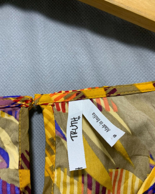 Truth Yellow For Women Crop Top S