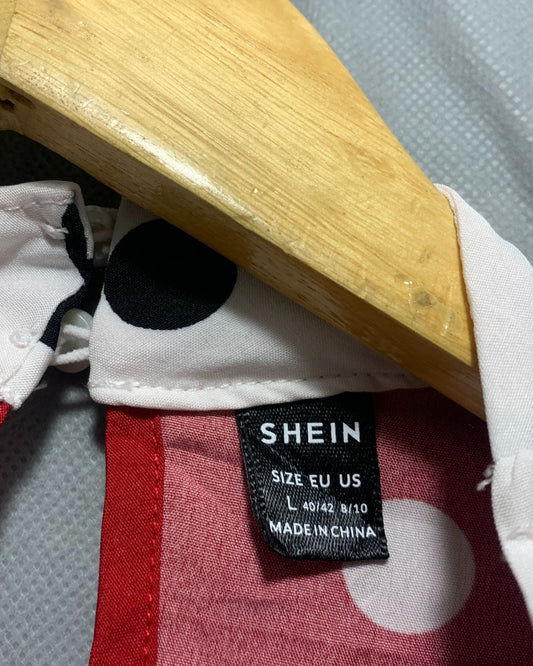 SHEIN Red For Women Top M