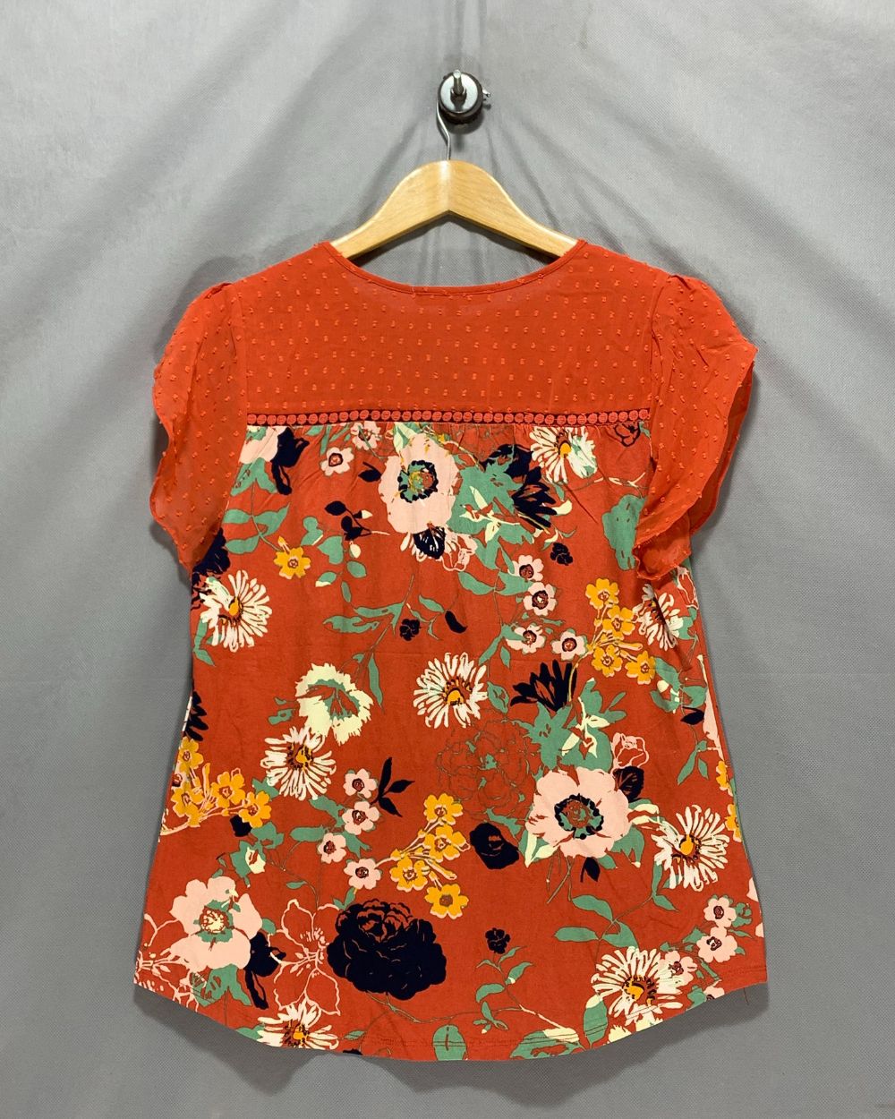 Daniel Rainn Orange For Women Crop Top M