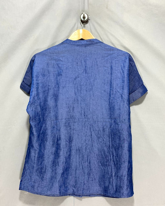Made With Love Blue For Women Top Shirt S