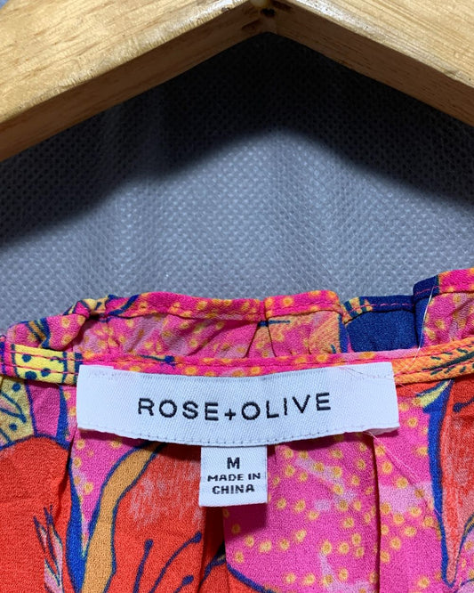 Rose Olive Pink For Women Top S