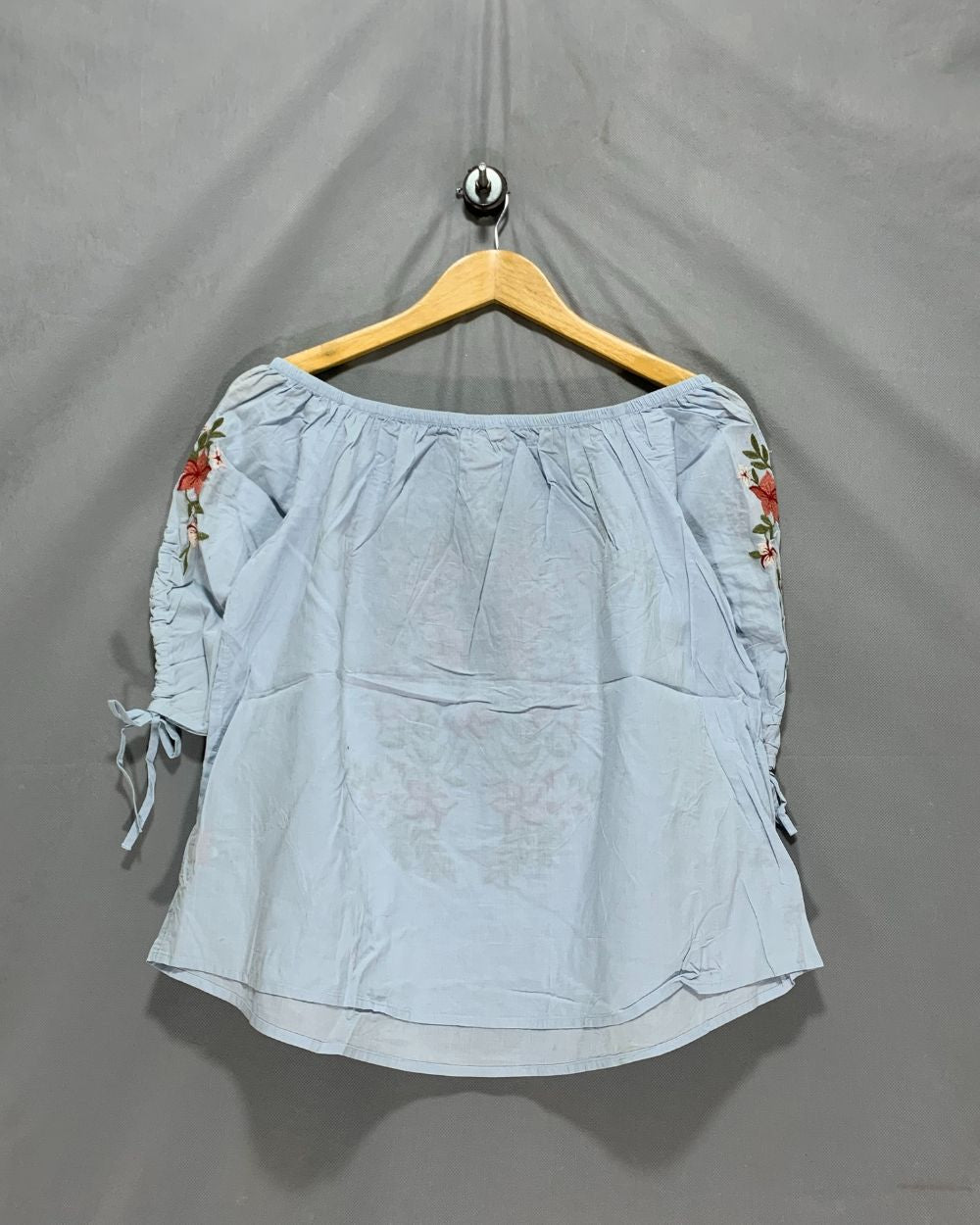 Hinge Blue For Women Crop Top XS