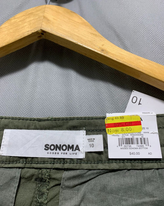 Sonoma Green Jeans For Women L