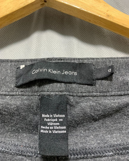 Calvin Klein Gray Jeans For Women L
