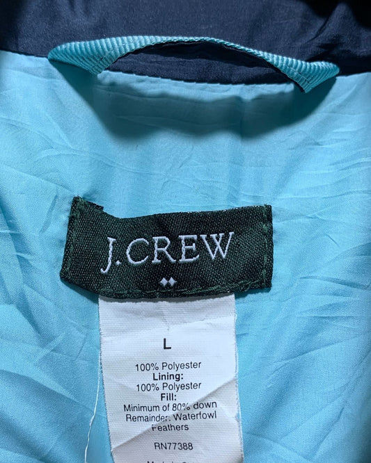 J. Crew Blue Vest Jacket For Women L