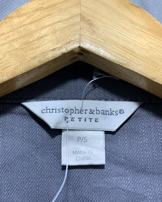 Christopher & Banks Gray Jacket For Women S