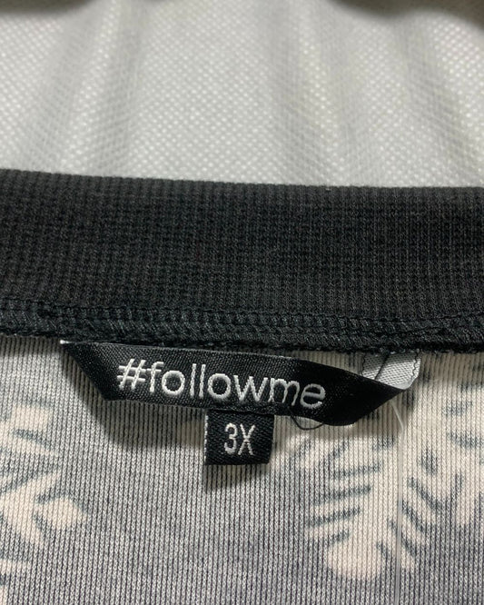 Followme Black Sweatshirt For Women 3X Large