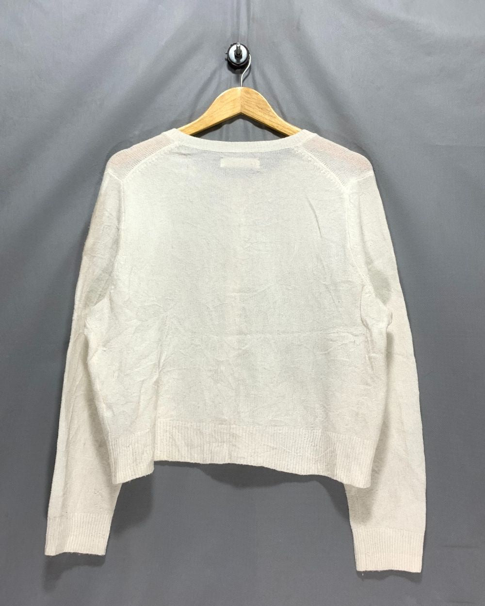 Abercrombie Cream Sweater For Women X Large
