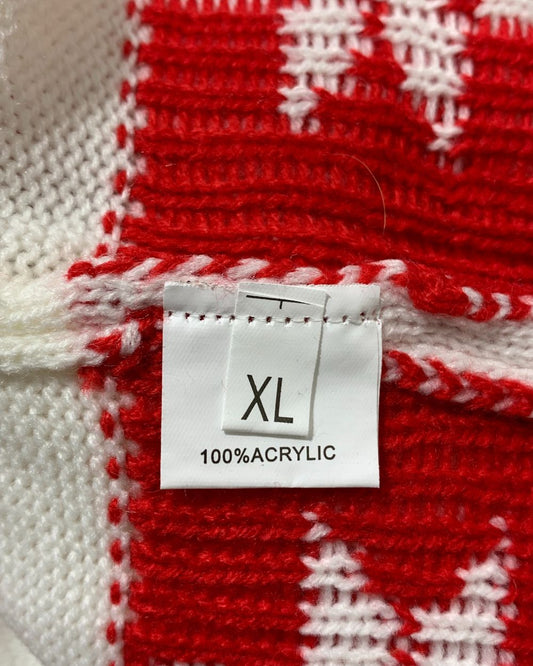 Thrift Queen White Sweater For Women M