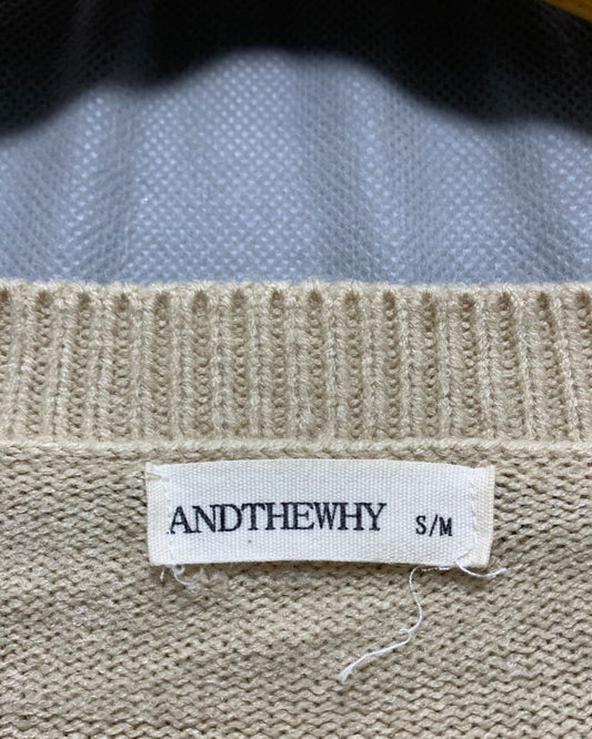 Andthewhy Brown Sweater For Women M