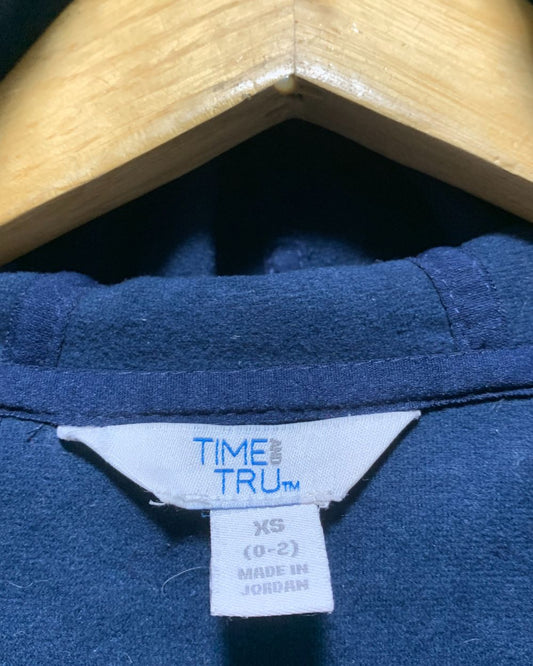 Time And Tru Blue Zipper For Women XS
