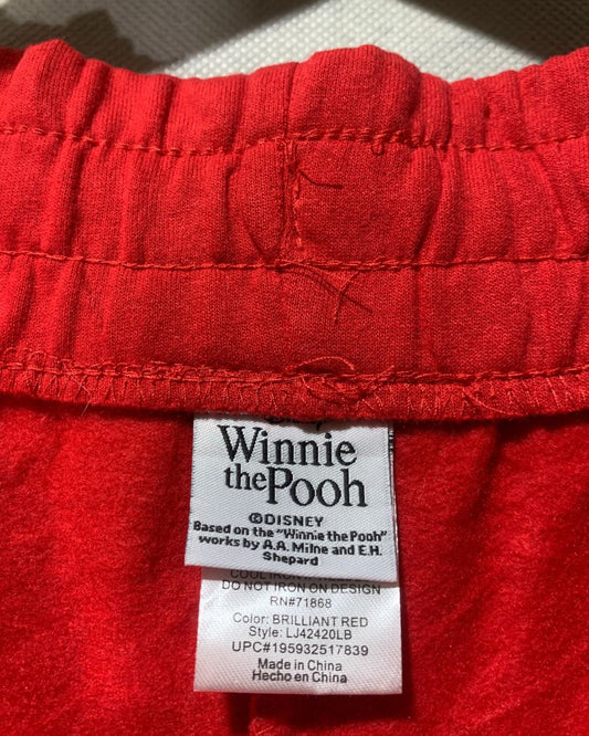 Winnie The Pooh Red Trousers For Woman L