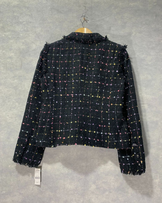 Odds AND Evens Black Jacket For Women