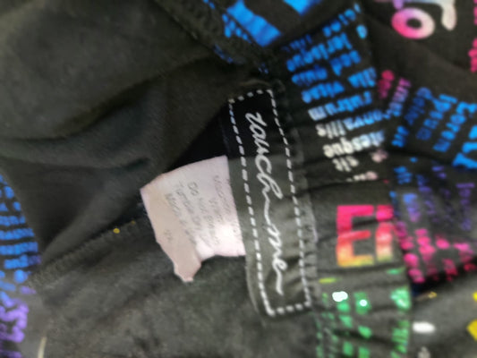 (Tauch Me)Black and Multi Tight For Women  X-Large