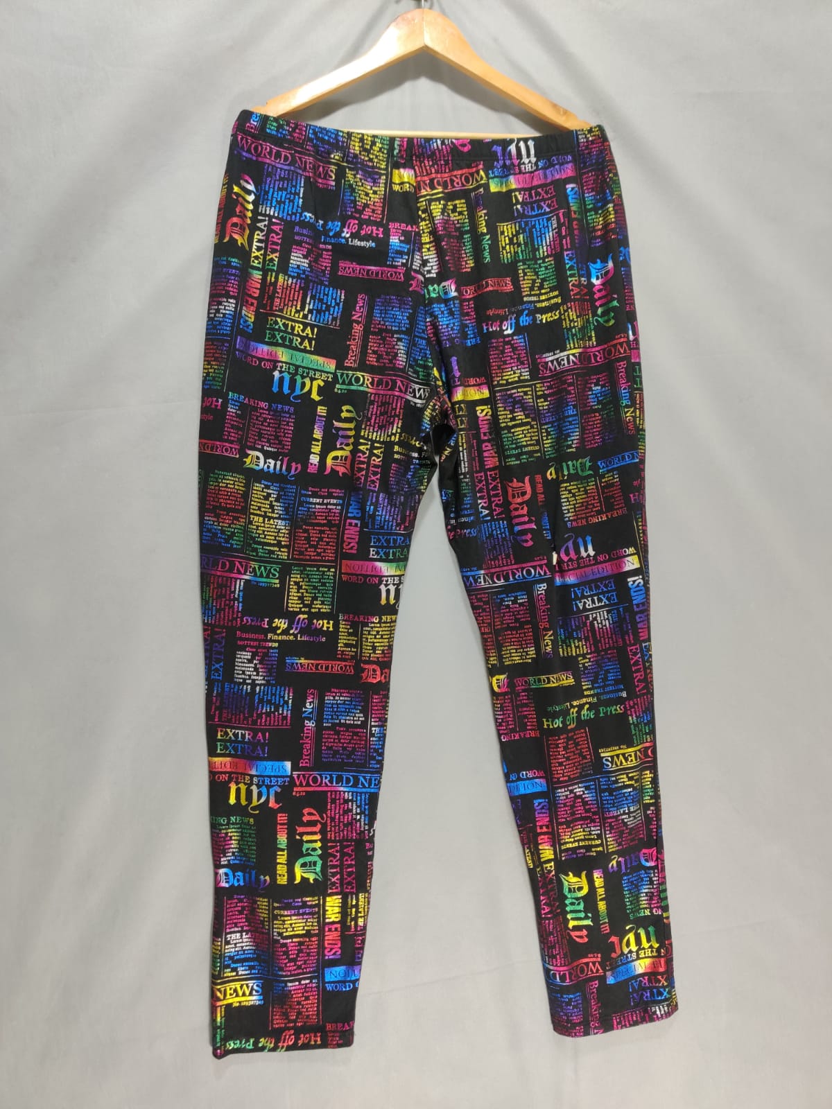 (Tauch Me)Black and Multi Tight For Women  X-Large