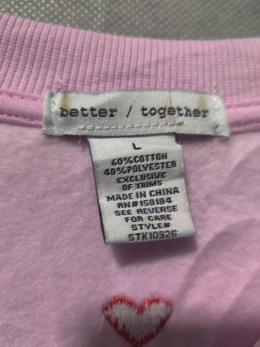 Better Together Brand For Women Sweatshirt Thq1654