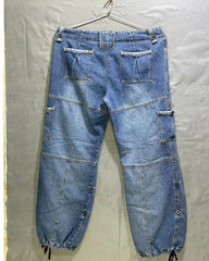 Old Navy Blue Cargo Pants For Women X Large