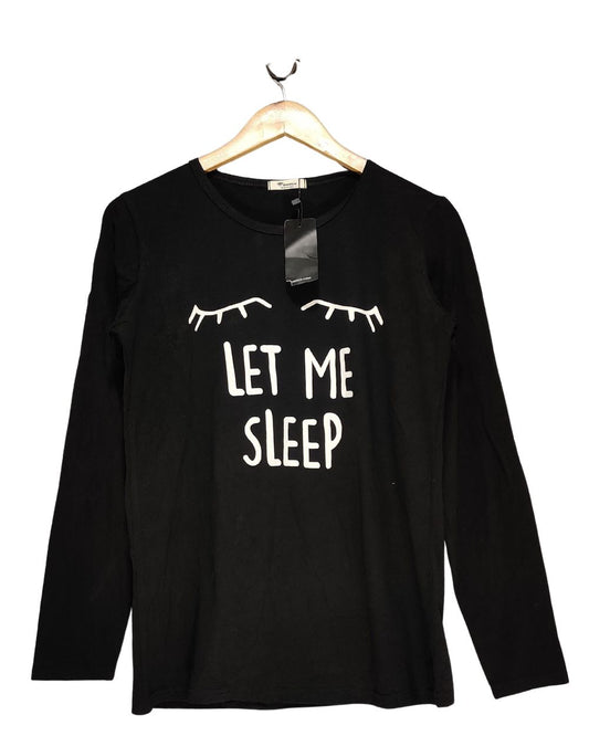 Ishopeer Black Cotton T Shirt For Women Large