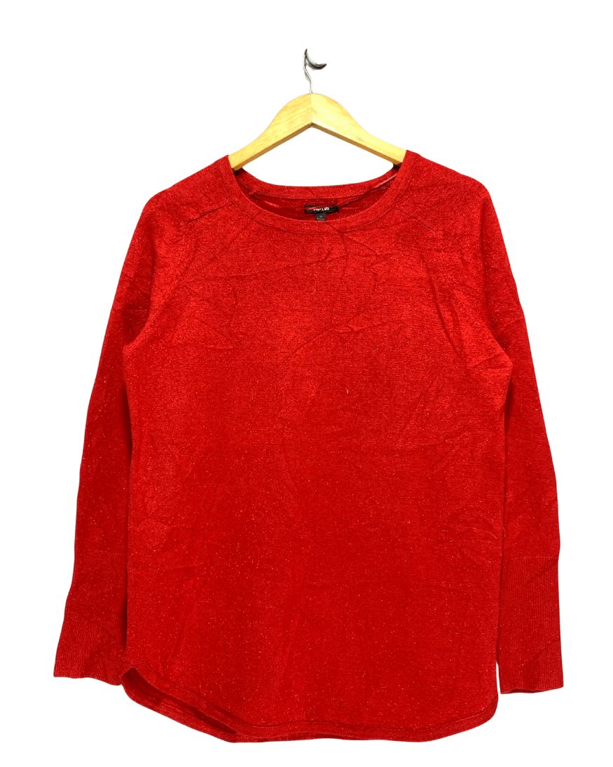 APT.9 Red Sweatshirt For Women Medium