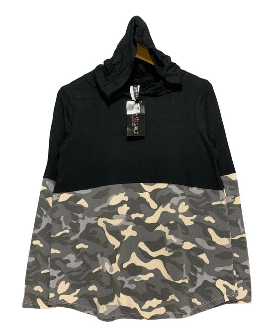 Glitzy Girlz Black Sweatshirt For Women Large