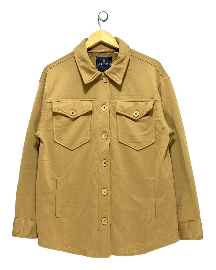 Bagatelle Khaki Sweatshirt For Women Medium