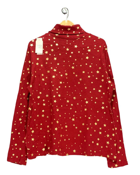 Time And Tru  Red Sweatshirt For Women 18 Years